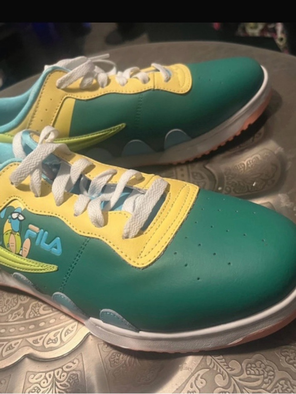 Roco’s Modern Life X Green and Yellow Athletic Sneakers